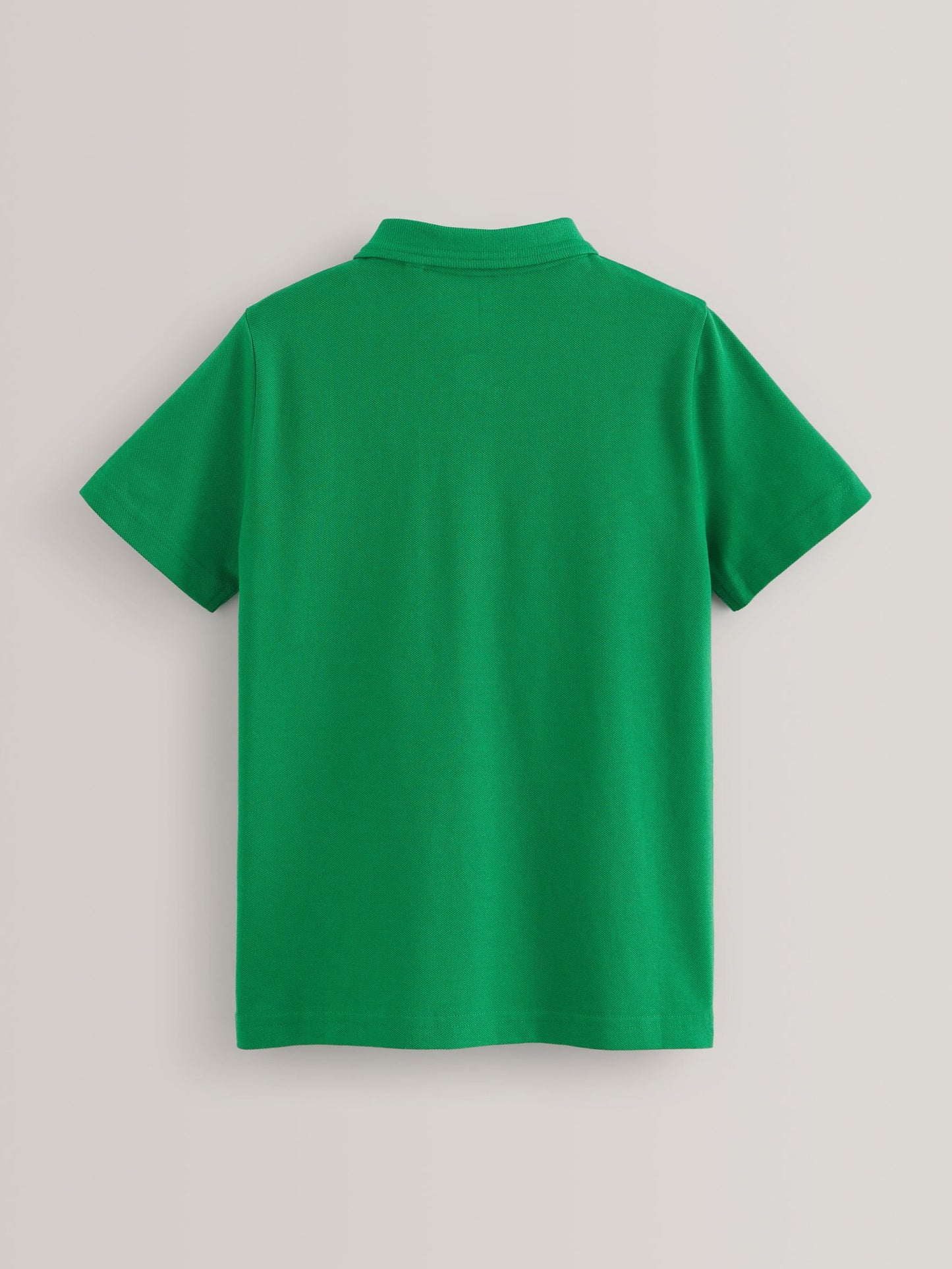 Dsiney Kidz - Green Regular Fit Cotton School Short Sleeve Polo Shirts 2 Pack (3-16yrs) image 7