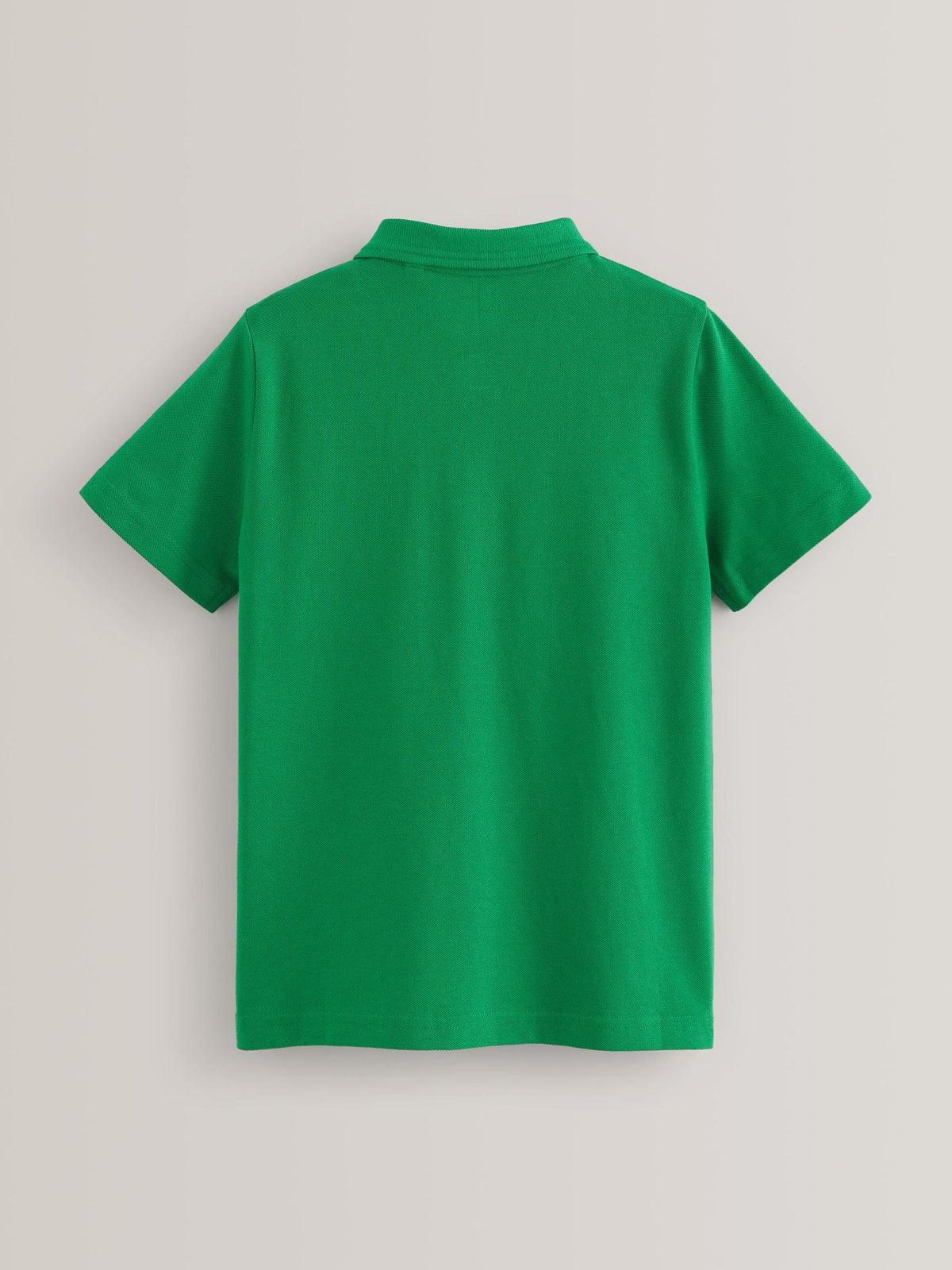Dsiney Kidz - Green Regular Fit Cotton School Short Sleeve Polo Shirts 2 Pack (3-16yrs) image 7