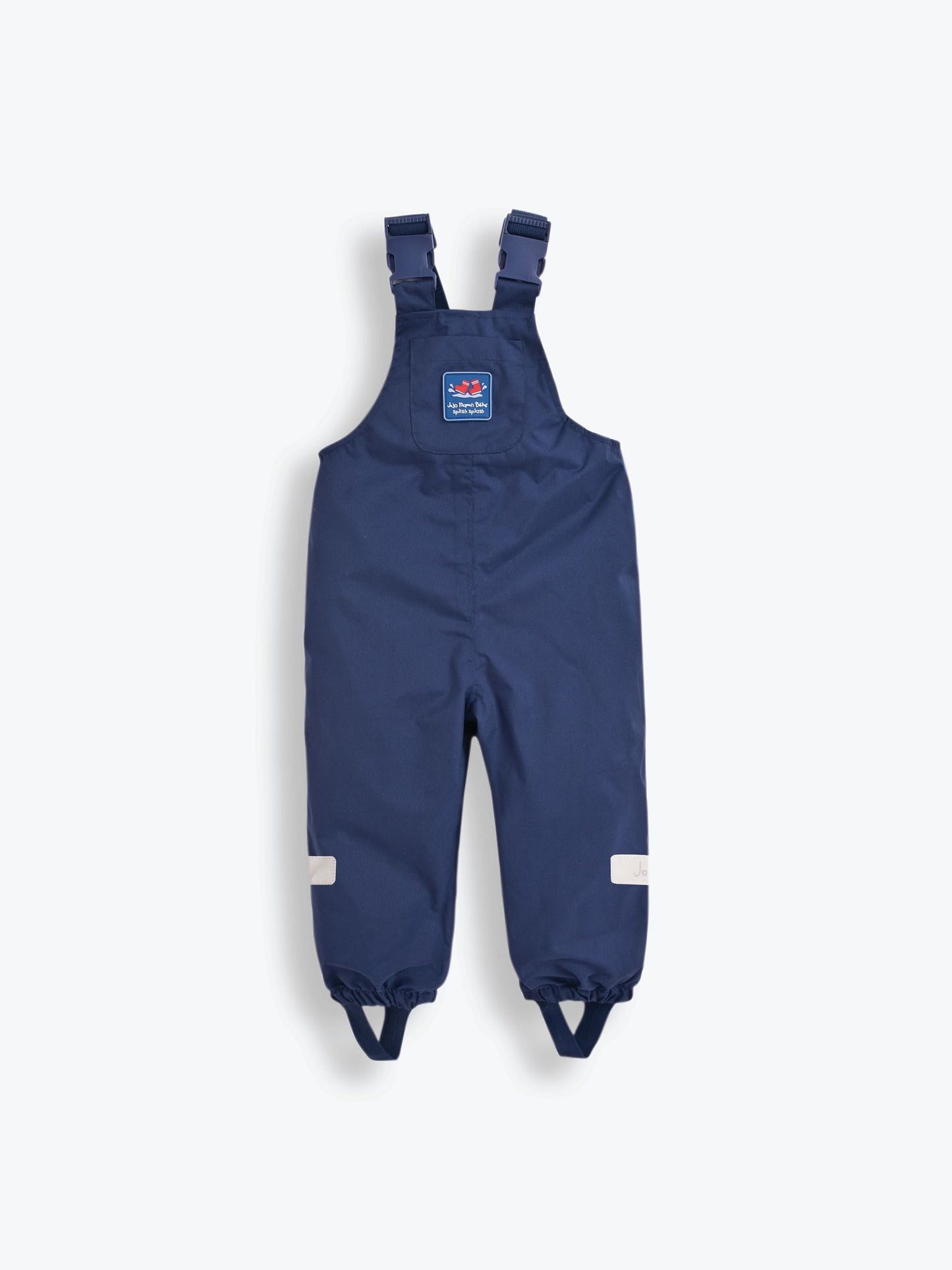 Dsiney Kidz - JoJo Maman Bébé Navy Blue Pack-Away Waterproof Dungarees image 2