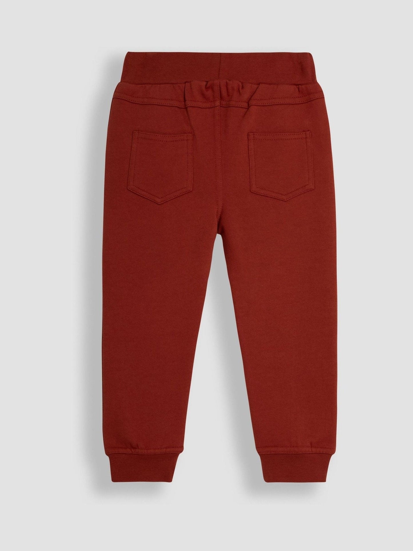 JoJo Maman Bébé Rust and Navy Blue 2-Pack Joggers image 3