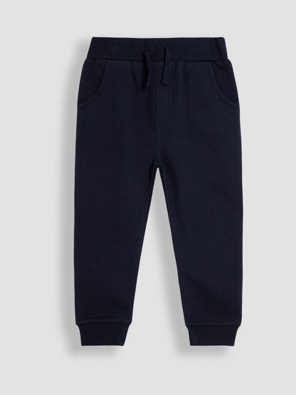 JoJo Maman Bébé Rust and Navy Blue 2-Pack Joggers image 4