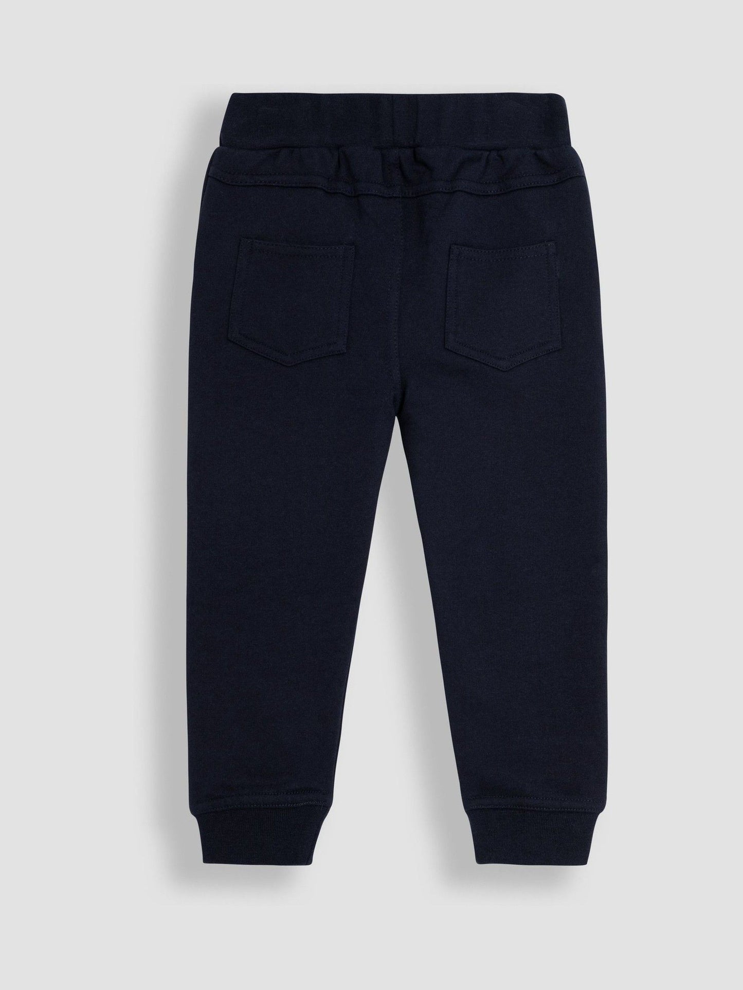 JoJo Maman Bébé Rust and Navy Blue 2-Pack Joggers image 5