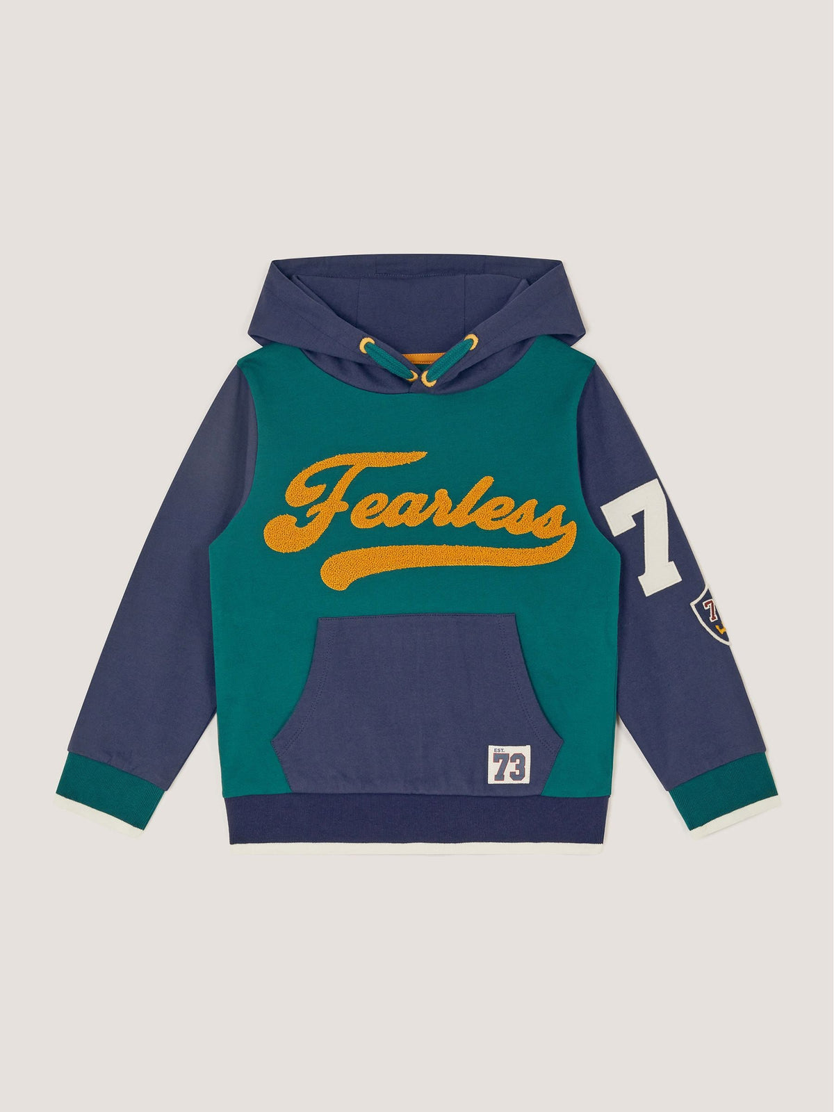 Dsiney Kidz - Monsoon Blue Fearless Colourblock Hoodie image 1