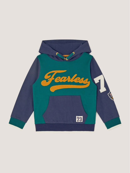 Dsiney Kidz - Monsoon Blue Fearless Colourblock Hoodie image 1