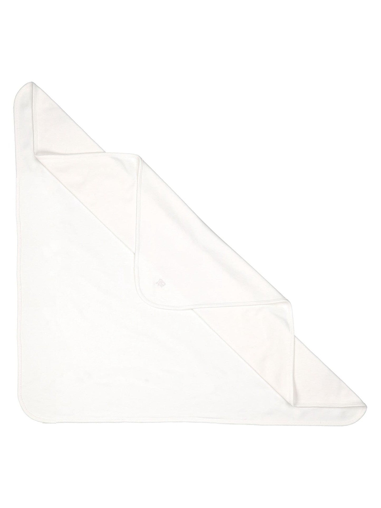 Emile Et Rose White Soft 100% Cotton Baby Blanket image 1