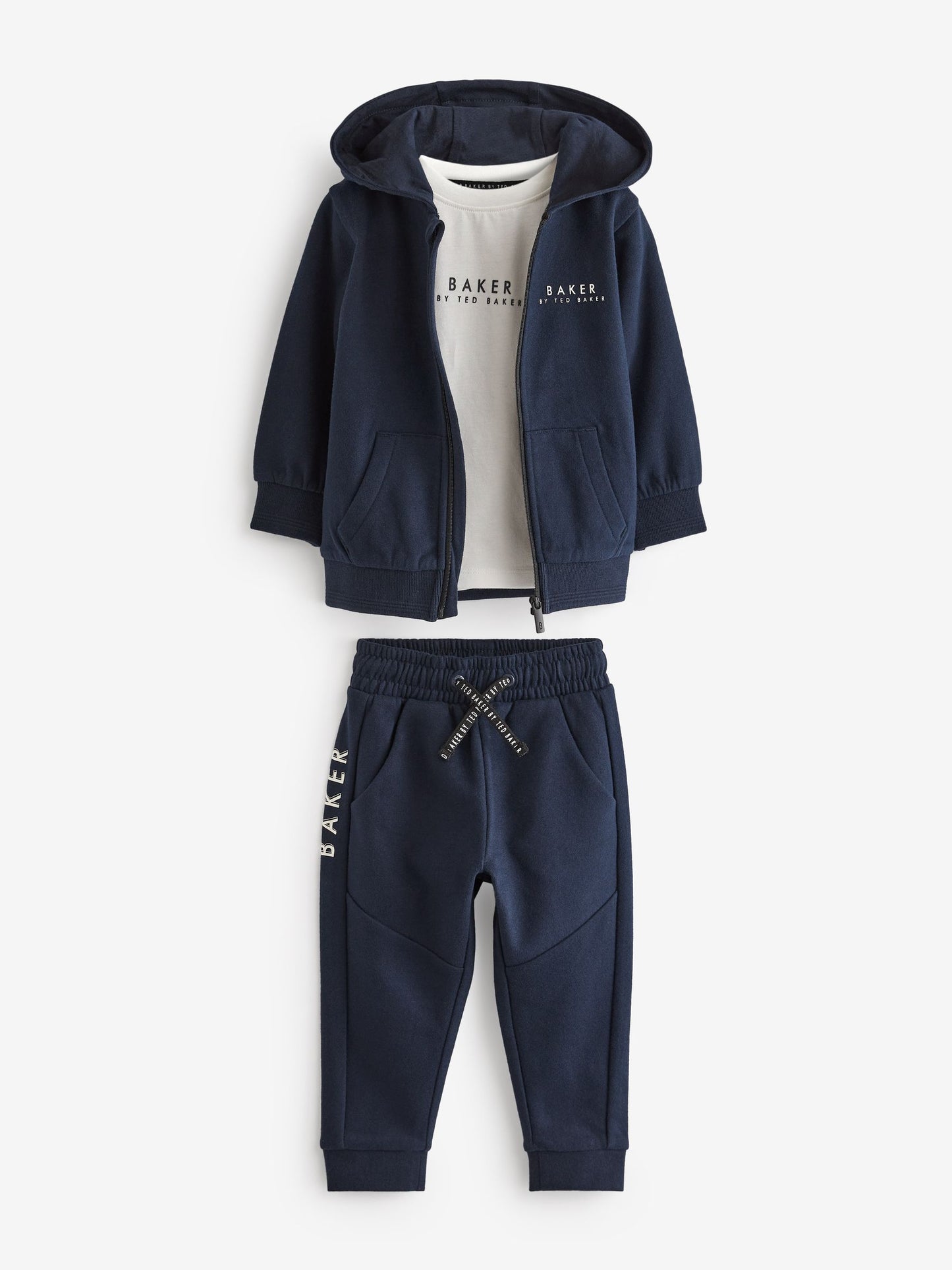 Baker by Ted Baker 100% Cotton (0-6yrs) Three Piece Tracksuit Set image 8