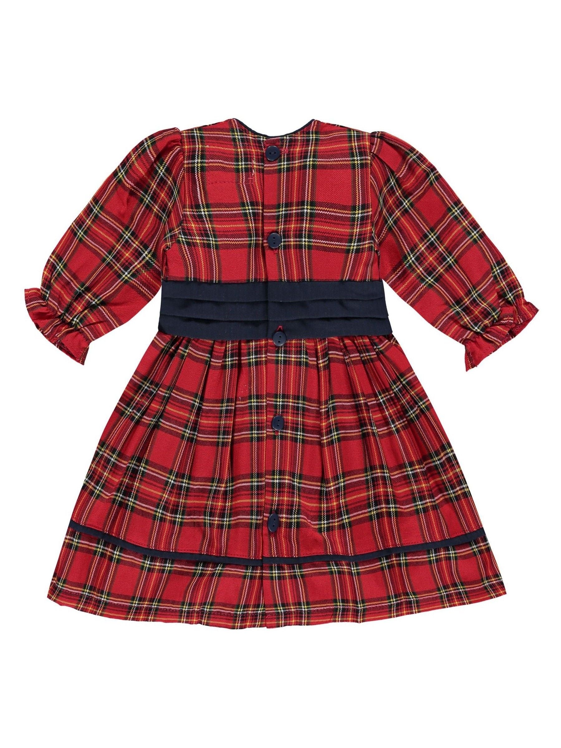 Emile Et Rose Red Christmas Dress & Tights image 3
