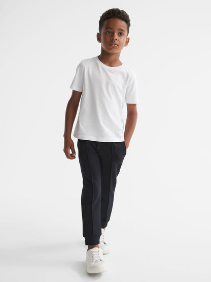 Reiss White Bless 3-9 yrs Cotton Crew-Neck T-Shirt image 6