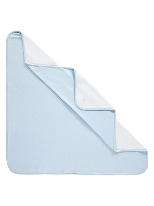 Emile Et Rose Blue Soft 100% Cotton Baby Blanket image 1