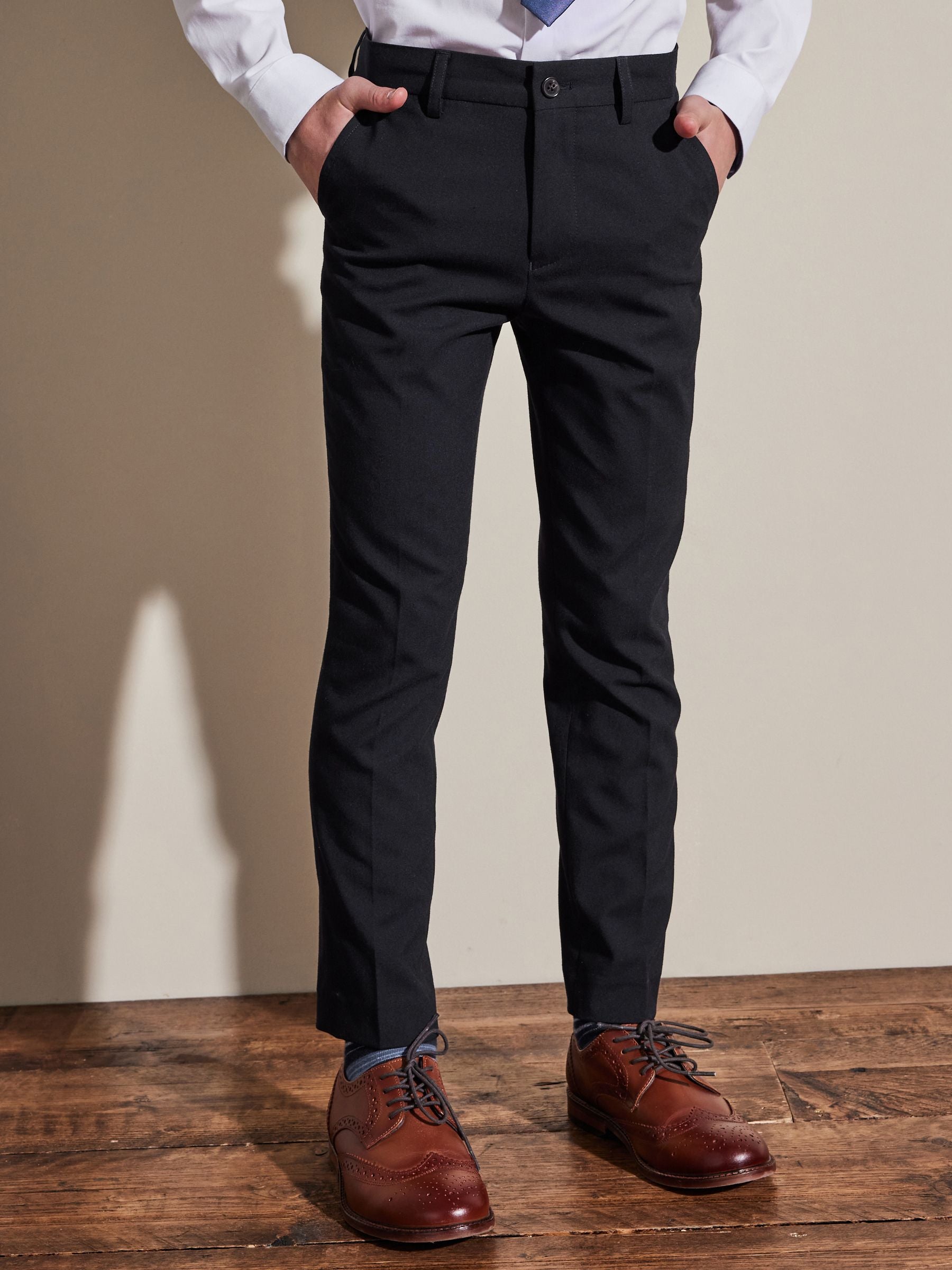 Dsiney Kidz - Navy Blue Suit Trousers (12mths-16yrs) image 1
