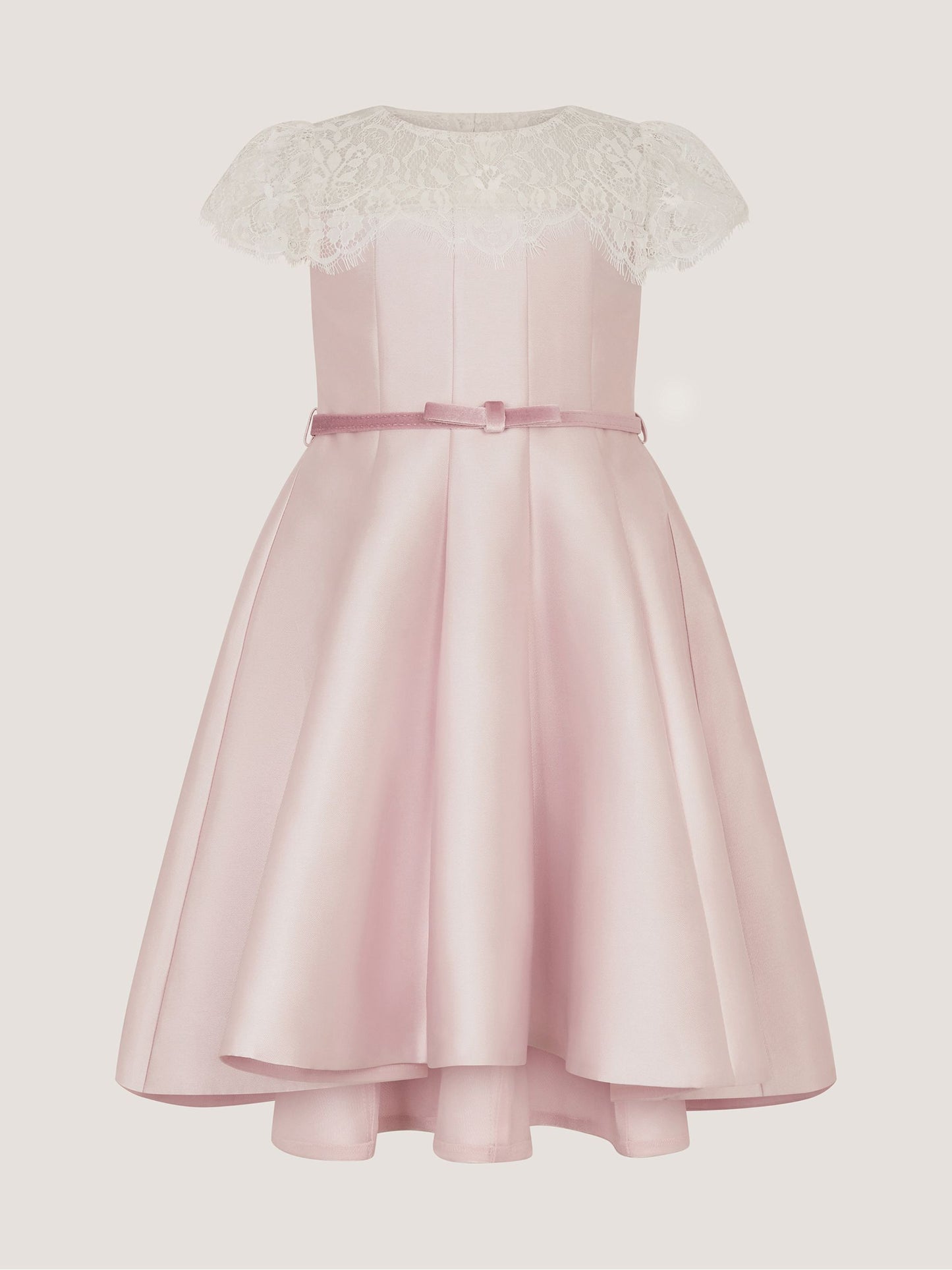 Dsiney Kidz - Monsoon Pink Angelina Lace Satin Party Dress image 2