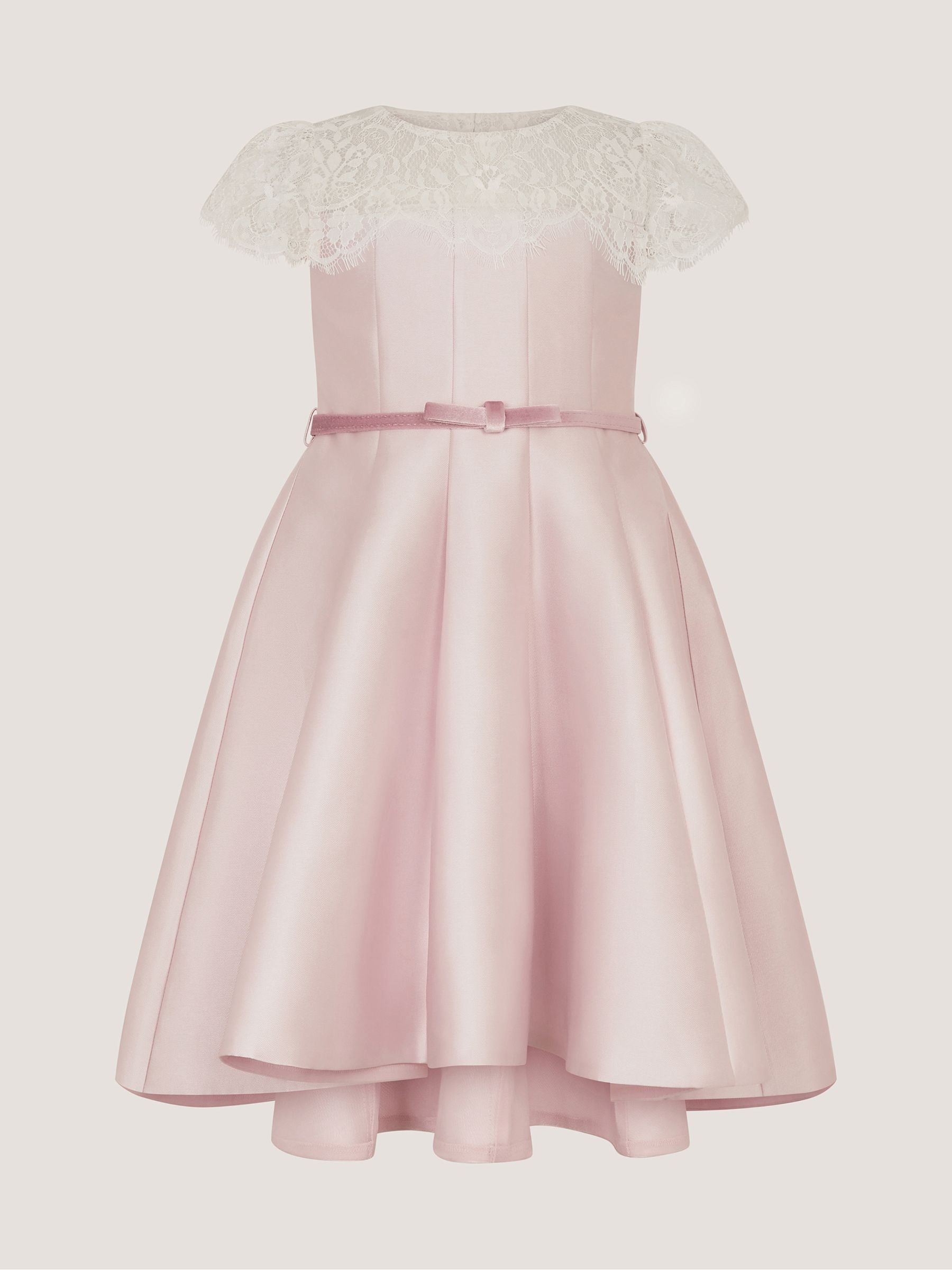 Dsiney Kidz - Monsoon Pink Angelina Lace Satin Party Dress image 2