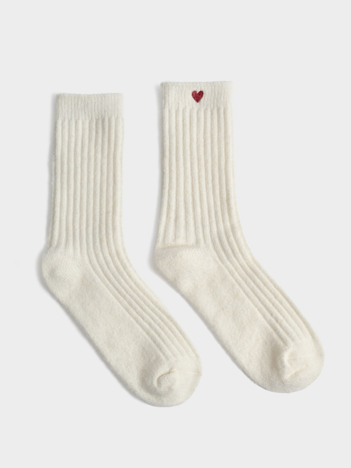 Katie Loxton White Gift Boxed Heart Chunky Knit Socks - image 2