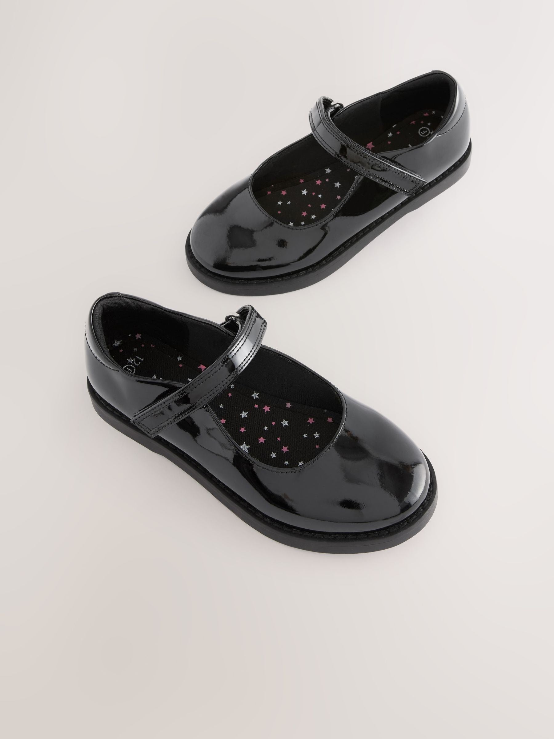 Black Patent School Mary Jane Shoes image 1