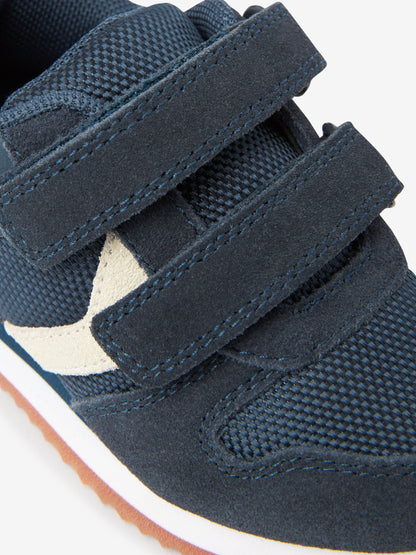 Navy Standard Fit (F) Double Strap Trainers image 5