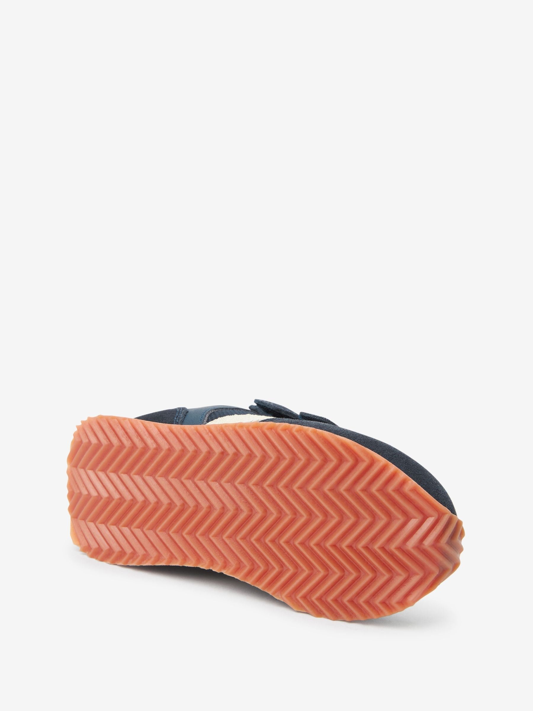 Navy Standard Fit (F) Double Strap Trainers image 5