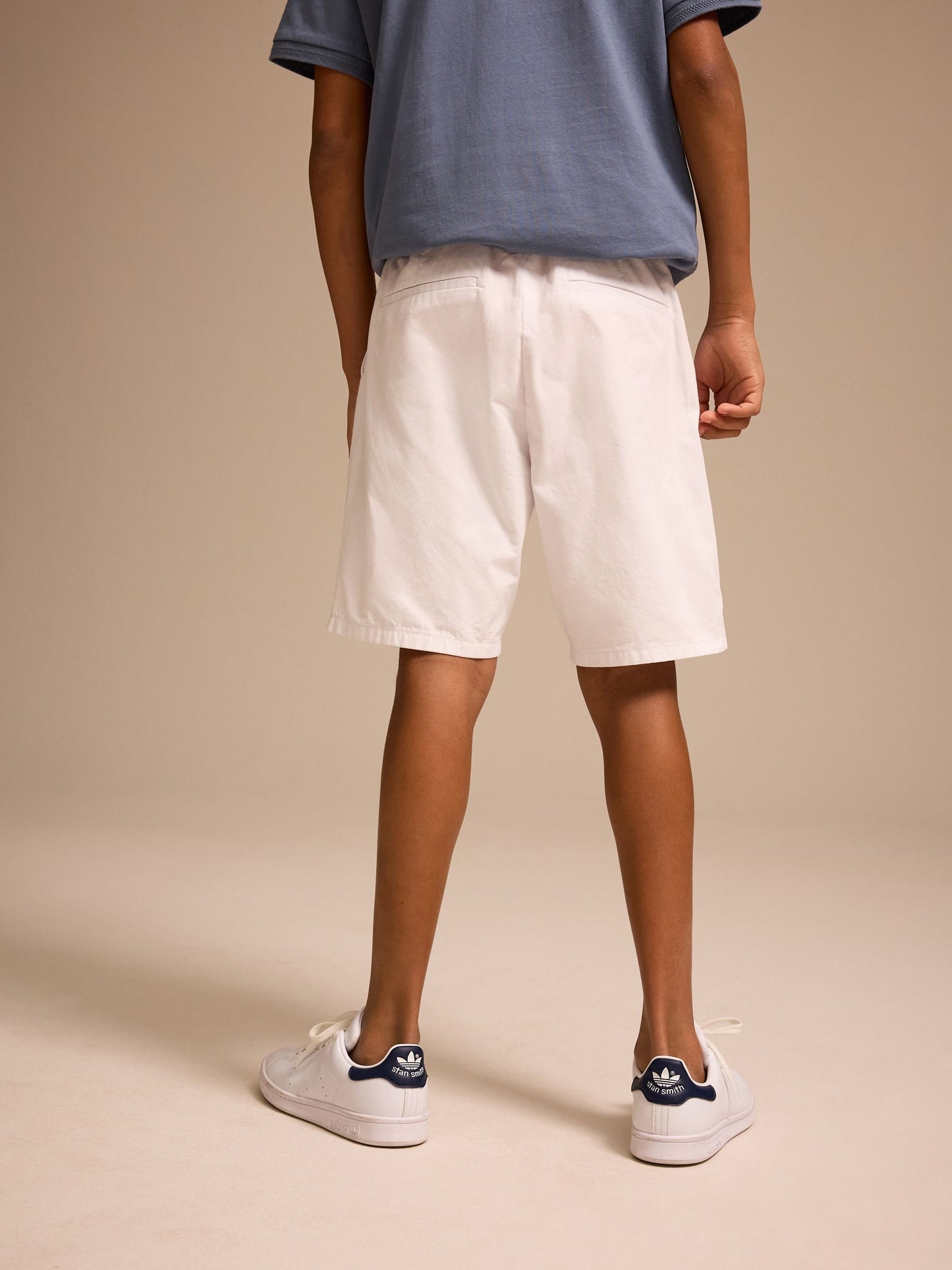 Dsiney Kidz - White Regular Fit Chino Shorts (3-16yrs) image 3