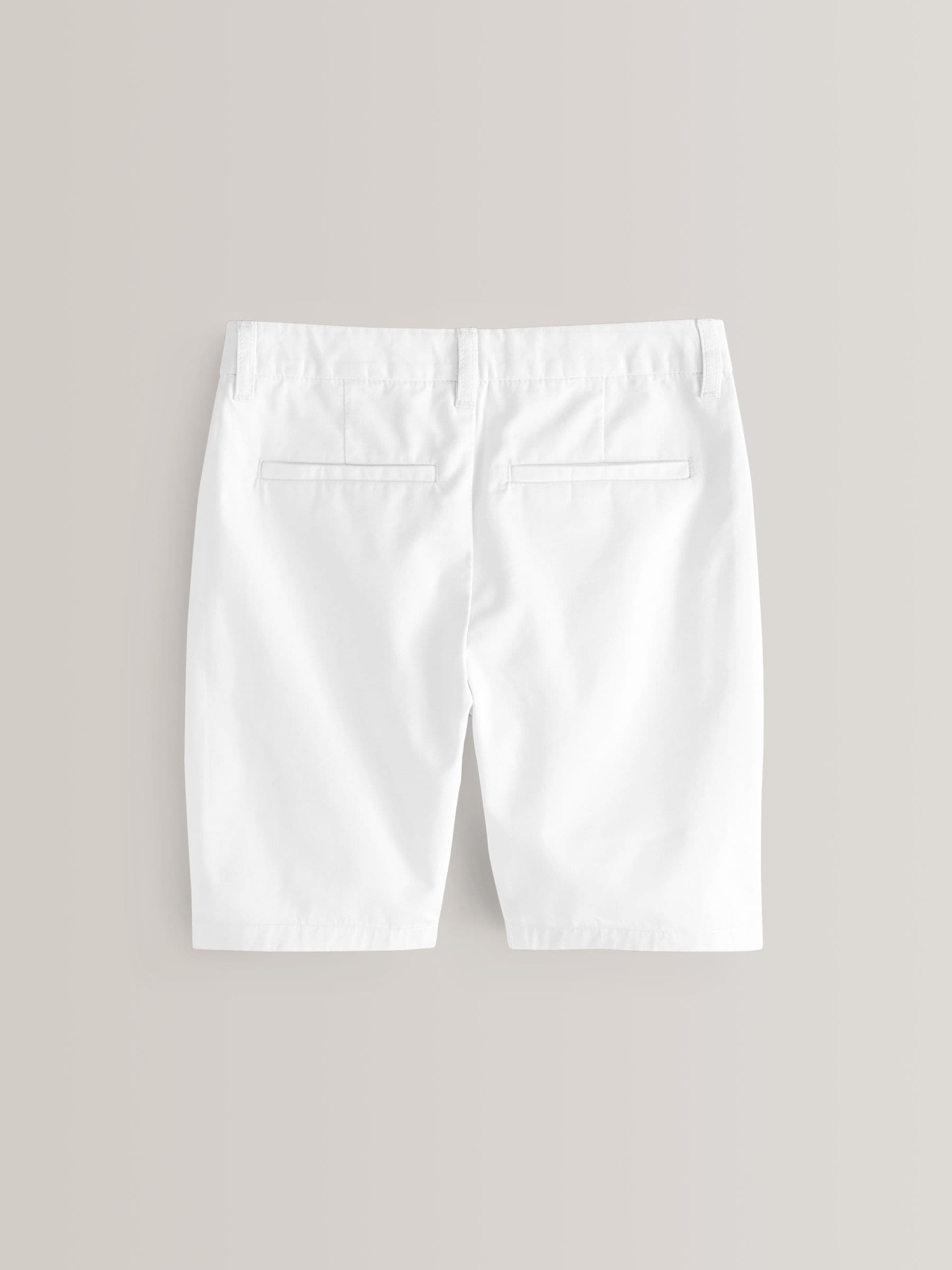 Dsiney Kidz - White Regular Fit Chino Shorts (3-16yrs) image 5