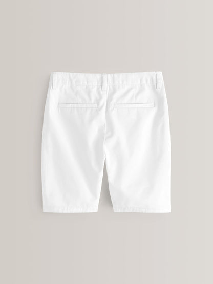 Dsiney Kidz - White Regular Fit Chino Shorts (3-16yrs) image 5