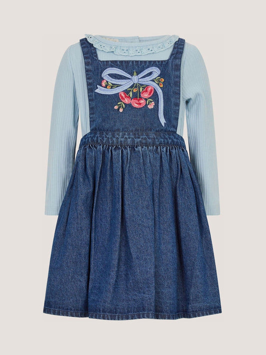 Dsiney Kidz - Monsoon Blue Baby Mon Cheri Top & Chambray Dress Set image 1