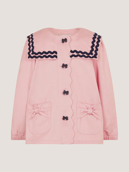 Dsiney Kidz - Monsoon Pink Bow Sailor Jacket image 2