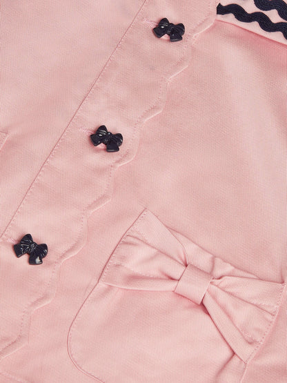 Dsiney Kidz - Monsoon Pink Bow Sailor Jacket image 4