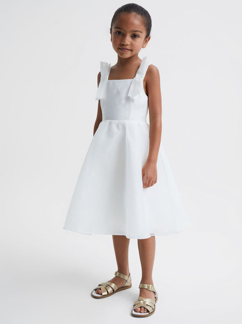 Dsiney Kidz - Reiss Ivory Selena Tulle Strappy Occasion Dress image 1