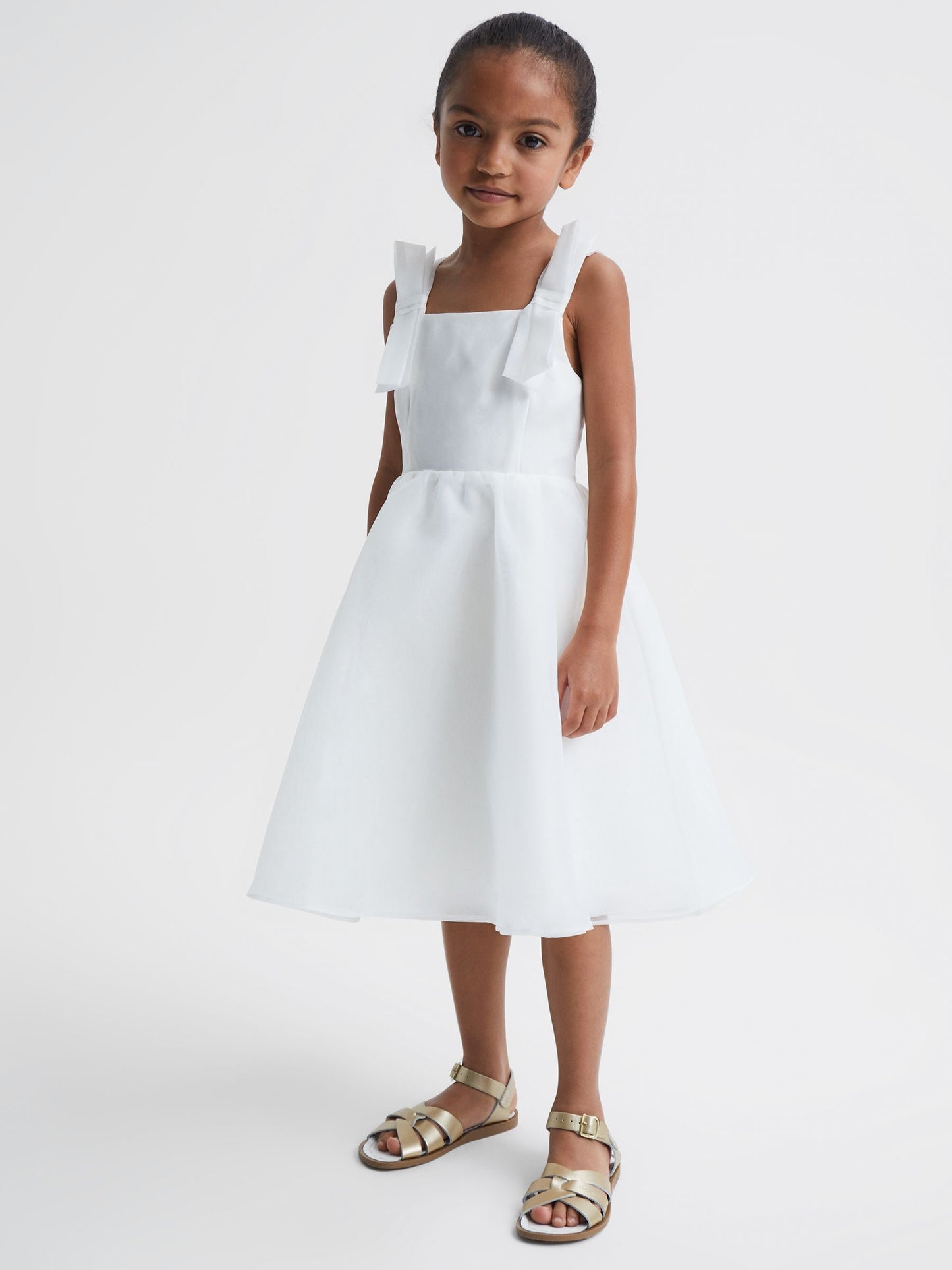 Dsiney Kidz - Reiss Ivory Selena Tulle Strappy Occasion Dress image 1