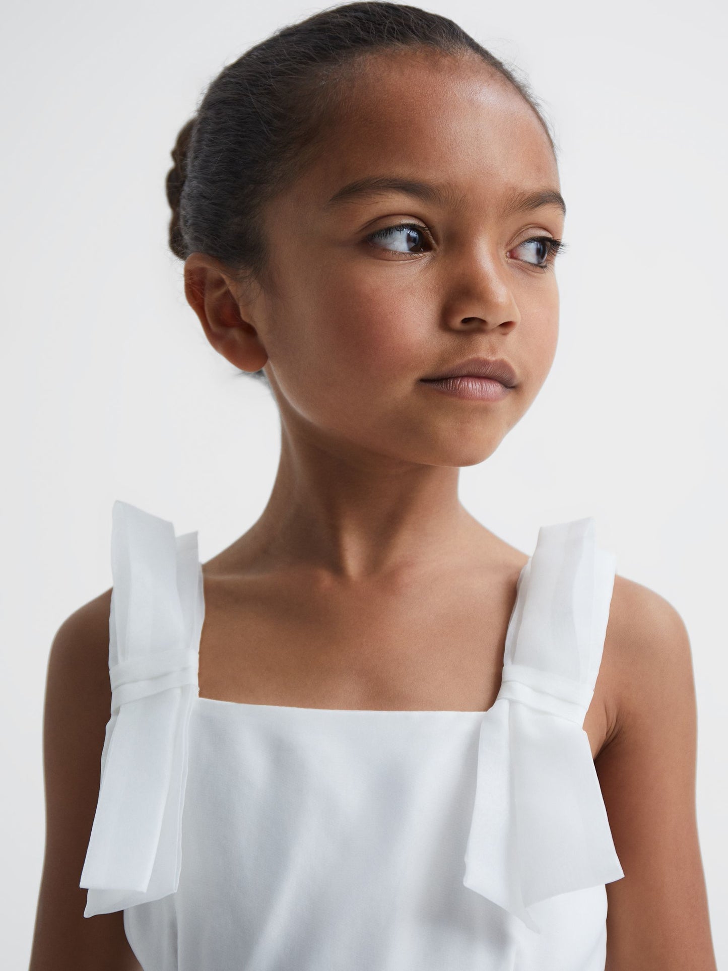 Dsiney Kidz - Reiss Ivory Selena Tulle Strappy Occasion Dress image 4