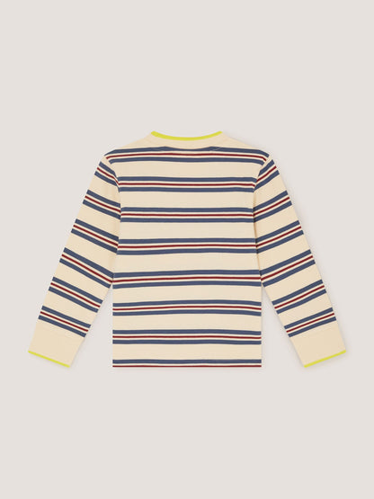 Dsiney Kidz - Monsoon Cream Athletic Stripe Long Sleeve Top image 2