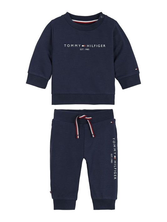 Tommy Hilfiger Blue Baby Essential Two Piece Set image 1