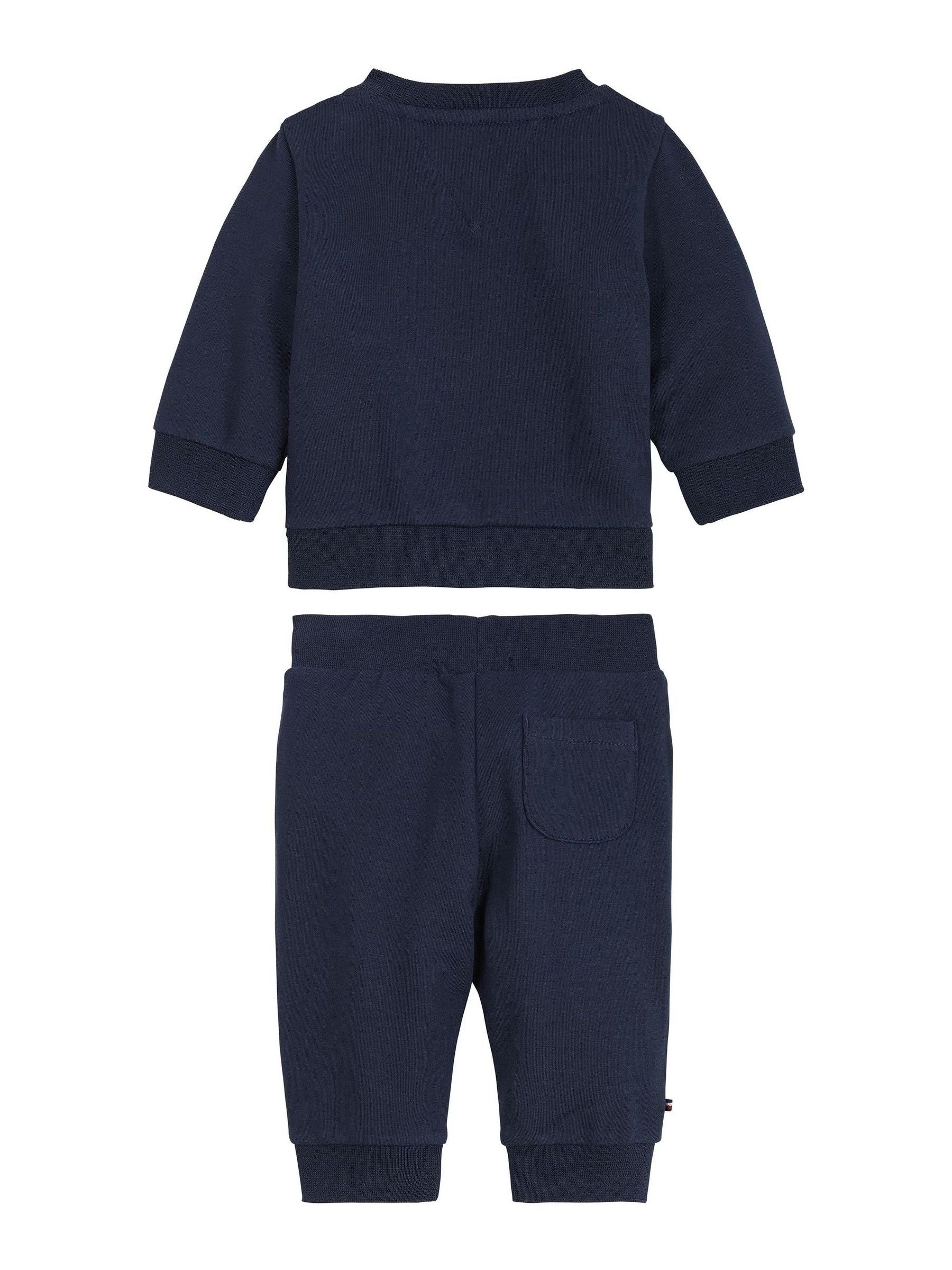 Tommy Hilfiger Blue Baby Essential Two Piece Set image 2