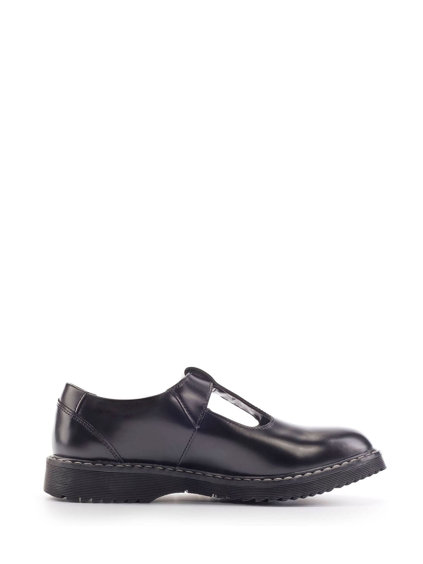 Start Rite Black Envisage Leather Chunky T Bar School Shoes image 2