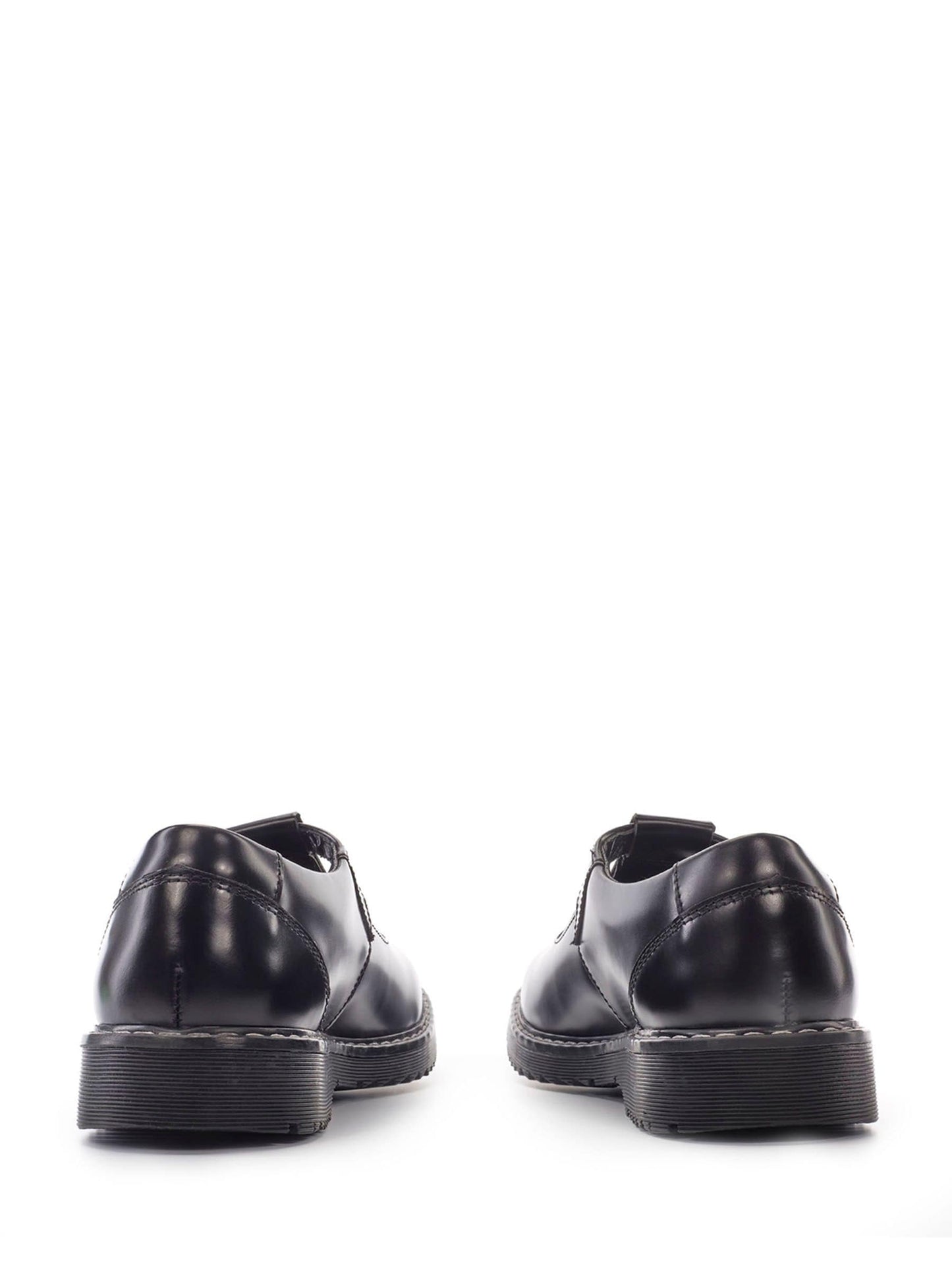 Start Rite Black Envisage Leather Chunky T Bar School Shoes image 4