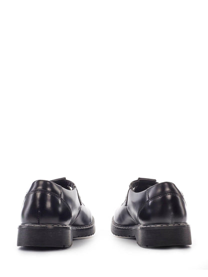 Start Rite Black Envisage Leather Chunky T Bar School Shoes image 4