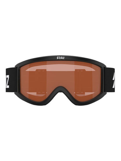 Bliz Black Pixie Ski Goggles With Logo In With Orange Lens - image 1