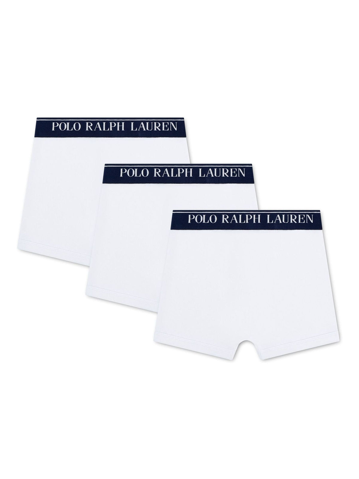 Dsiney Kidz - Polo Ralph Lauren White Cotton Stretch Logo Boxers 3 Pack image 2