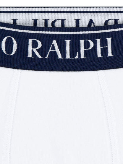 Dsiney Kidz - Polo Ralph Lauren White Cotton Stretch Logo Boxers 3 Pack image 3