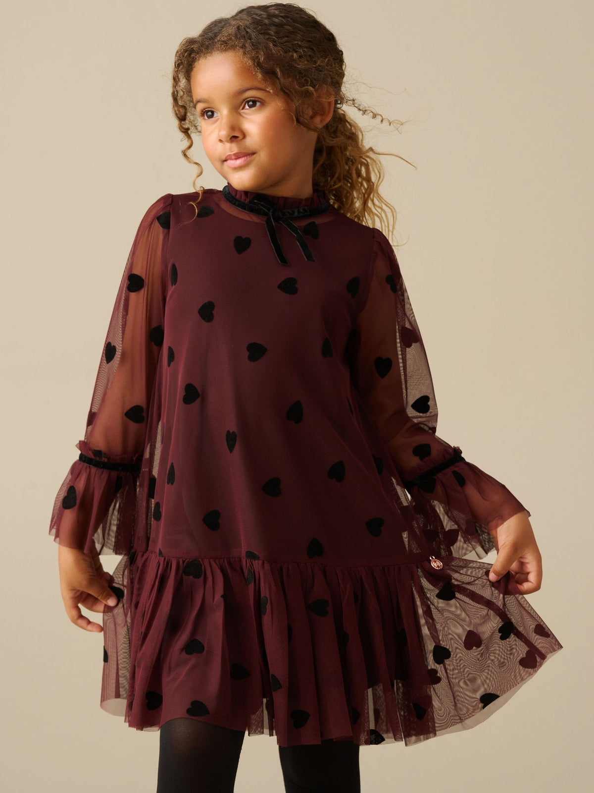 Dsiney Kidz - Angel & Rocket Red Heart Neve Mesh Dress image 1