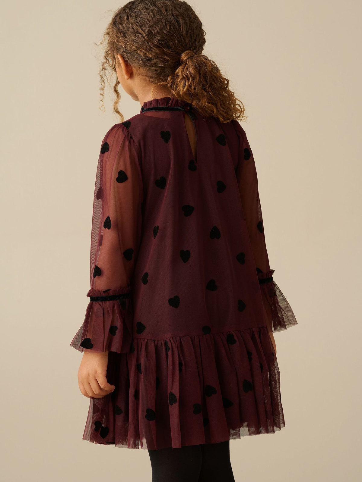 Dsiney Kidz - Angel & Rocket Red Heart Neve Mesh Dress image 2