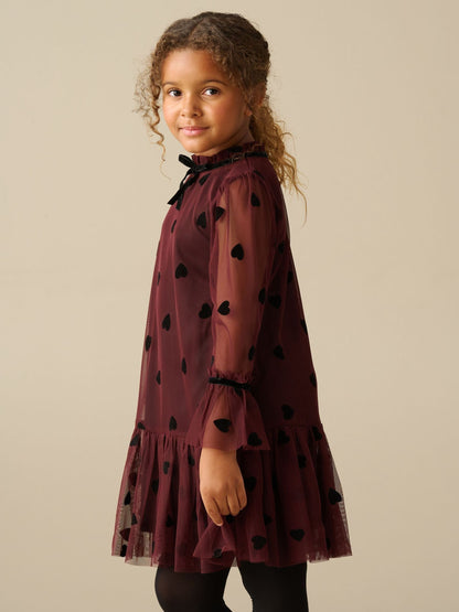 Dsiney Kidz - Angel & Rocket Red Heart Neve Mesh Dress image 3