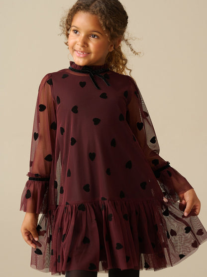 Dsiney Kidz - Angel & Rocket Red Heart Neve Mesh Dress image 4