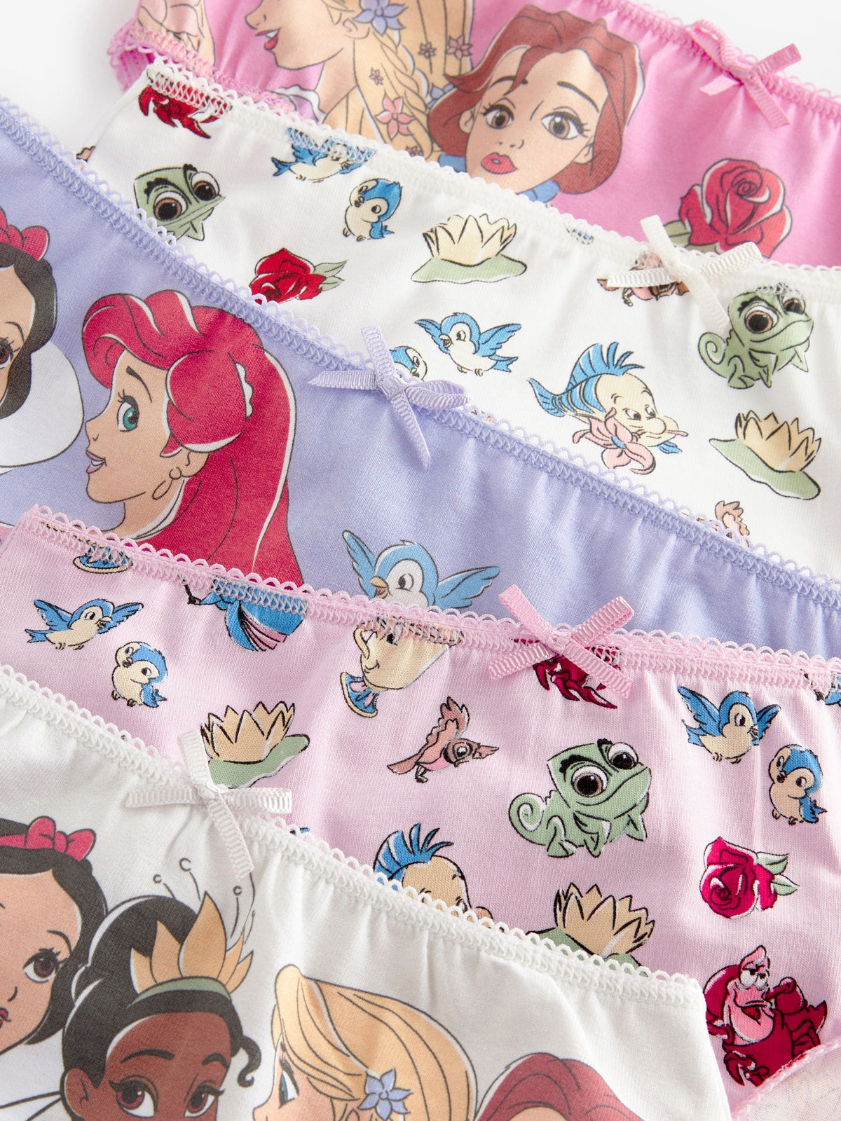 Pink Disney Princesses Briefs 5 Pack (1.5-10yrs) - image 8