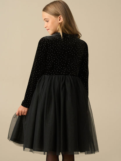 Dsiney Kidz - Angel & Rocket Black Elsie Velvet Tulle Dress image 2