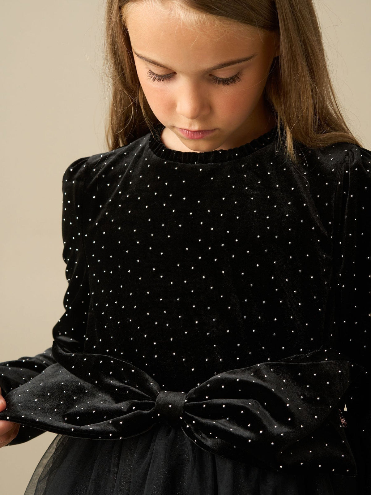 Dsiney Kidz - Angel & Rocket Black Elsie Velvet Tulle Dress image 4