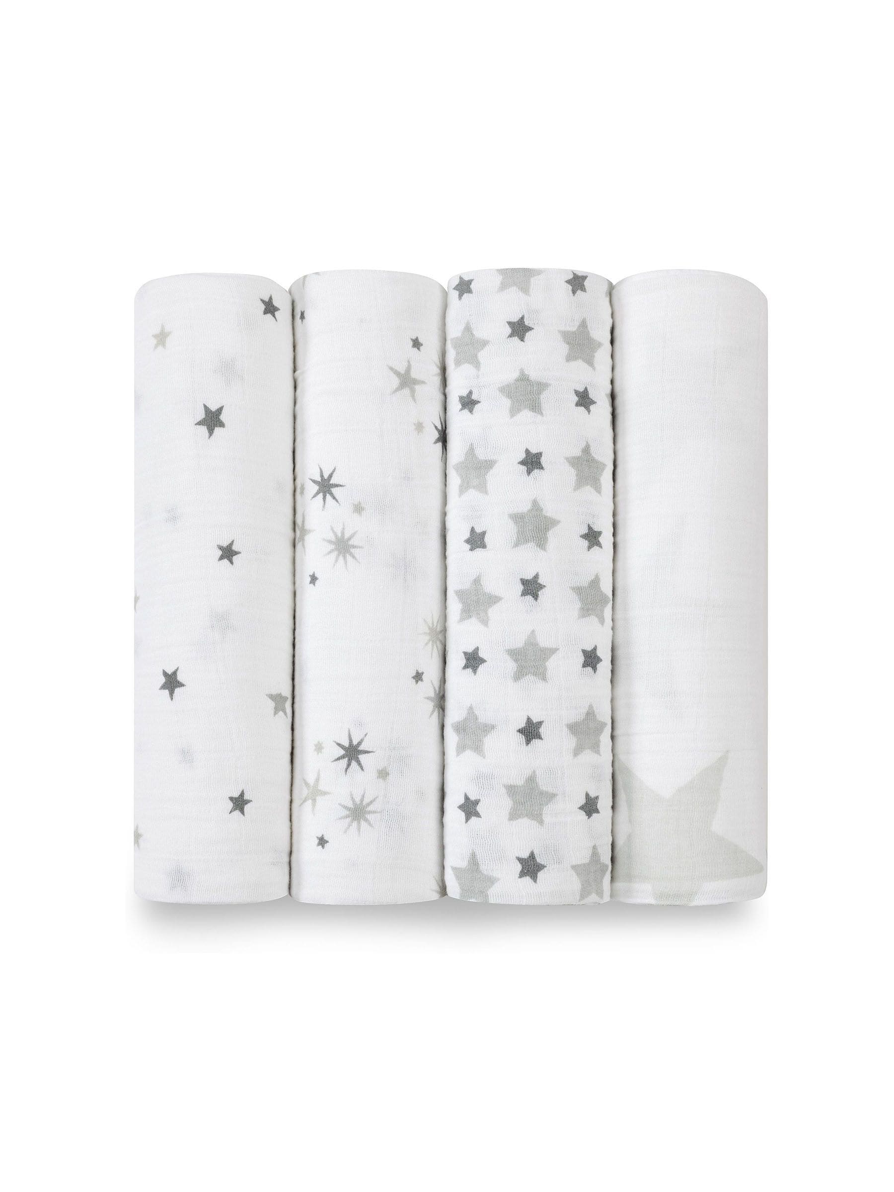 aden + anais Twinkle Large Muslin Blankets 4 Pack image 1
