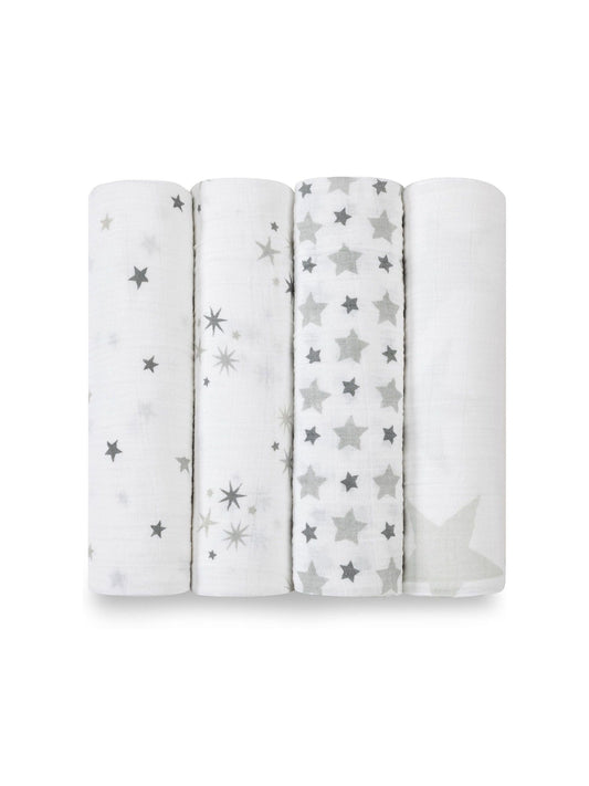 aden + anais Twinkle Large Muslin Blankets 4 Pack image 1
