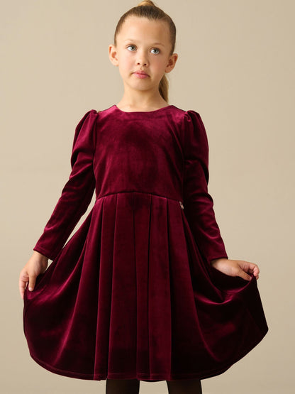 Dsiney Kidz - Angel & Rocket Red Grace Velvet Bow Back Dress image 1