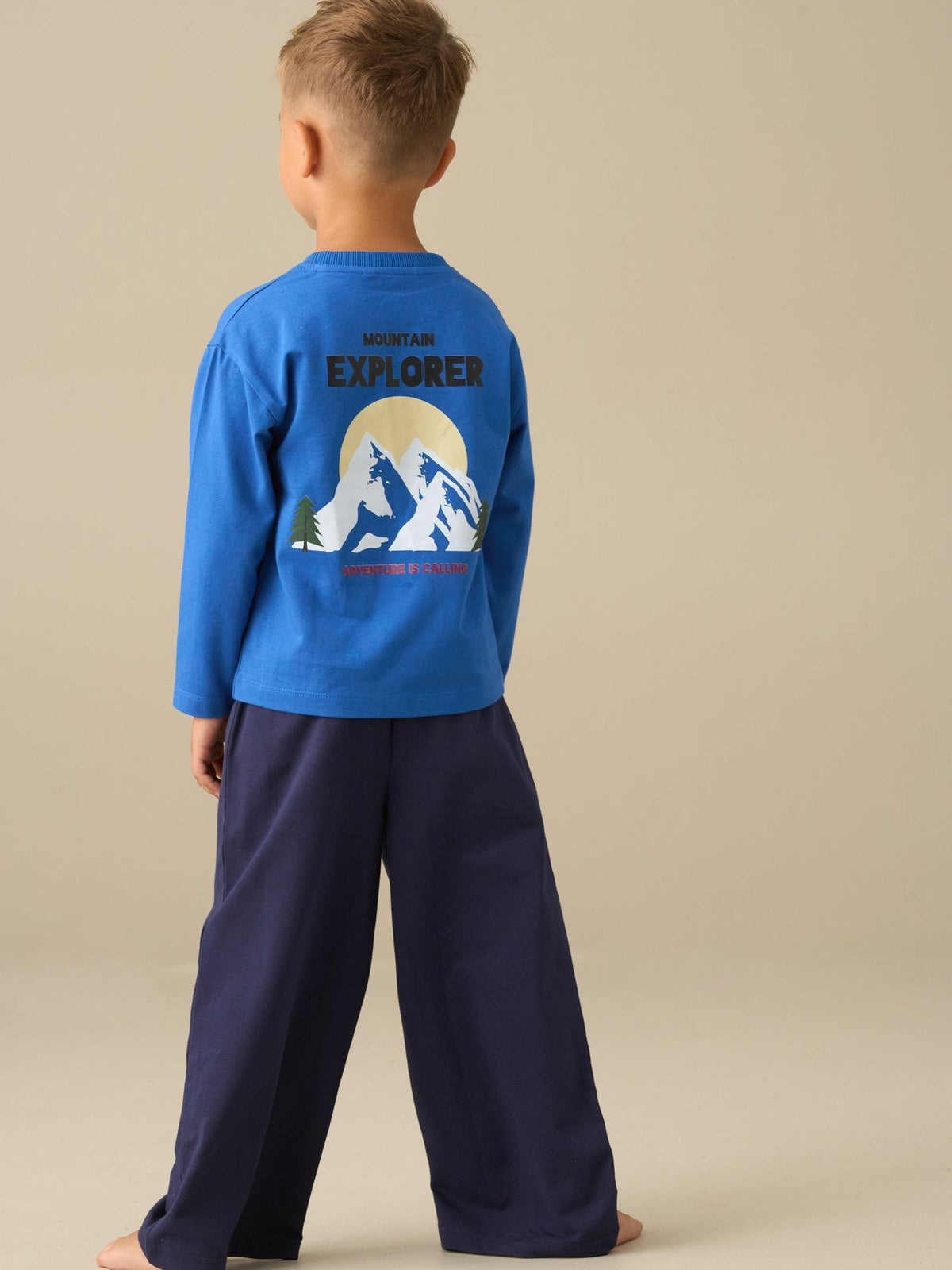 Angel & Rocket Blue Chase Graphic Pyjamas Set - image 4