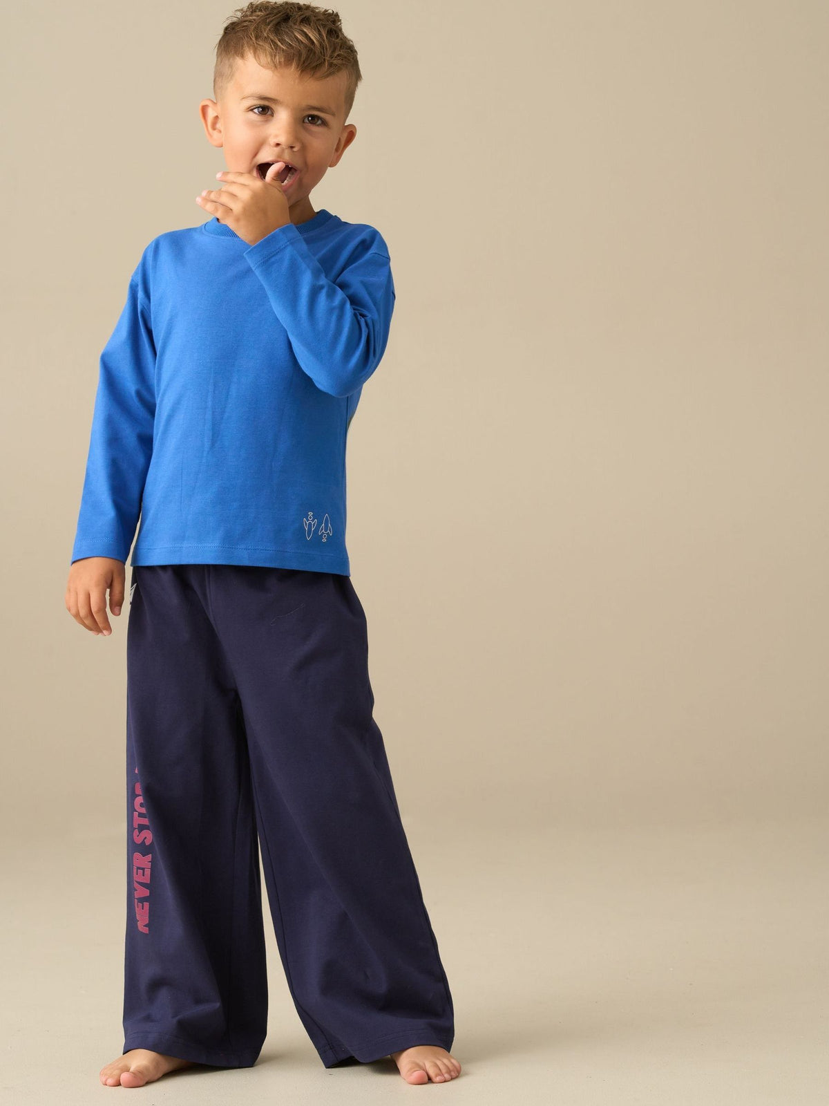 Angel & Rocket Blue Chase Graphic Pyjamas Set - image 5
